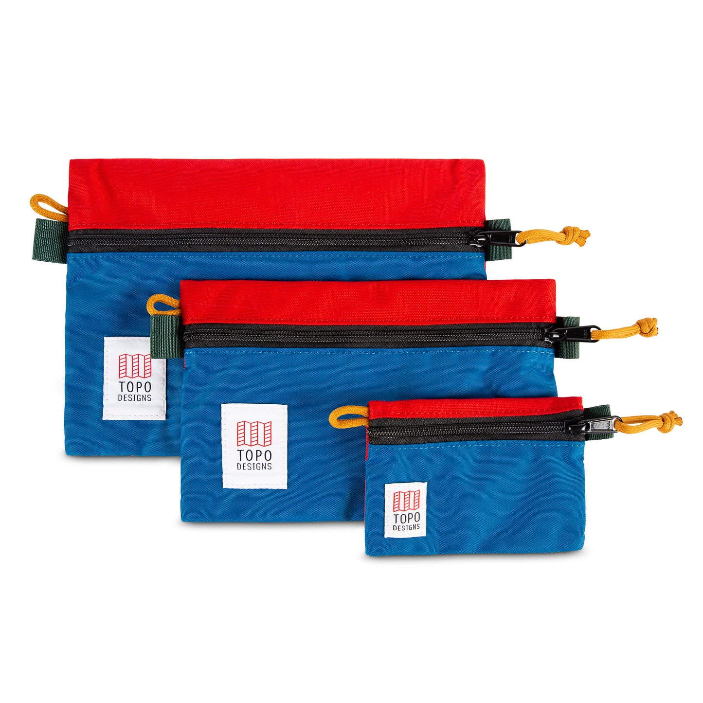 Topo Designs Accessory Bags - Blue Red
