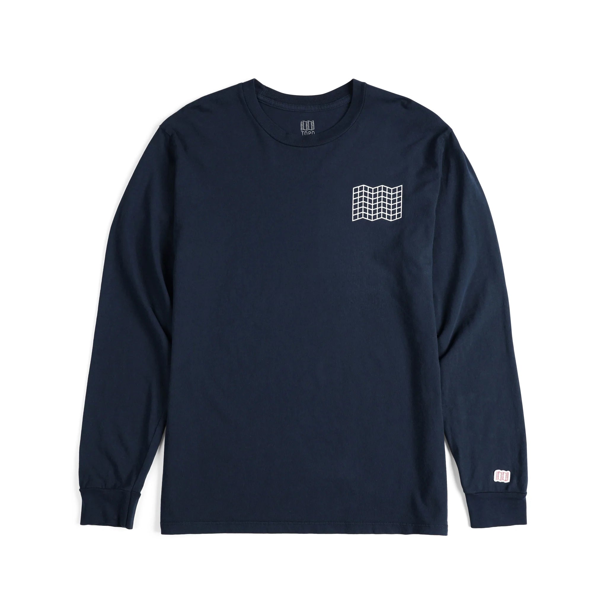 GRID MAP TEE LONG SLEEVE - MEN'S