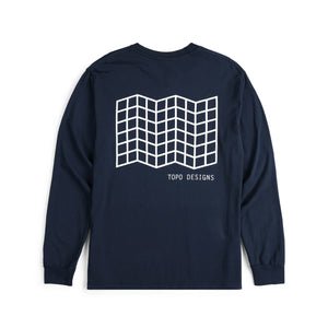 GRID MAP TEE LONG SLEEVE - MEN'S