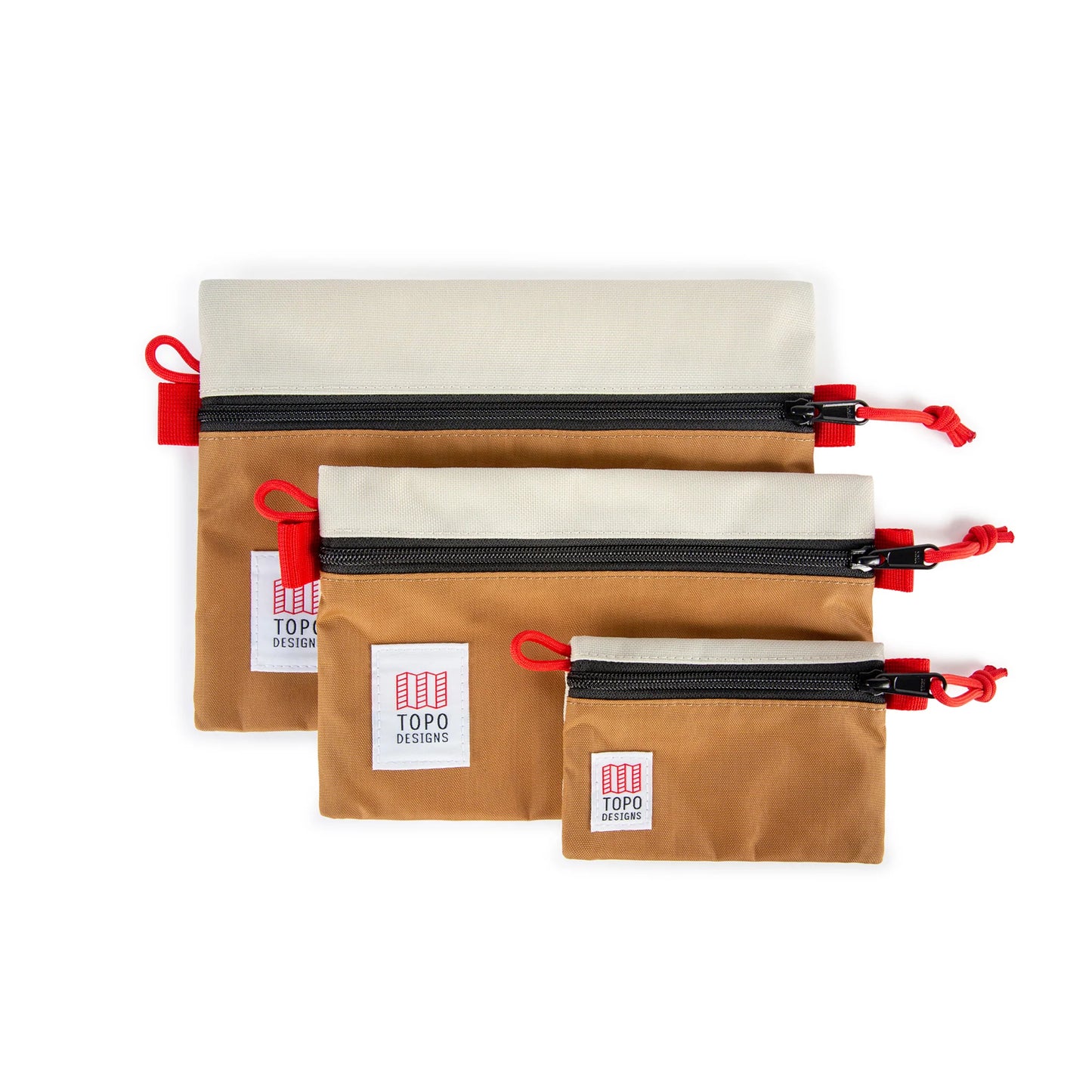 Topo Designs Accessory Bags - Bone White Khaki