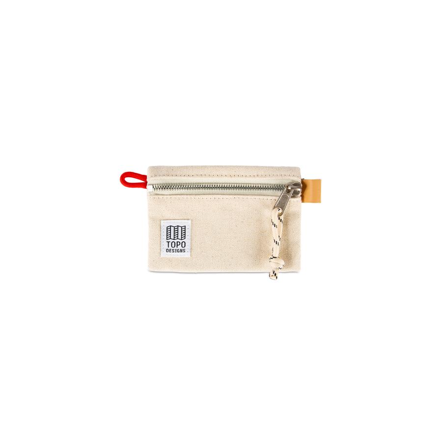 Topo Designs Accessory Bags Canvas - Micro Natural Canvas