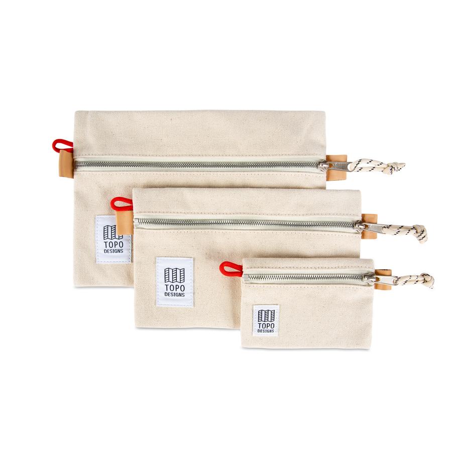 Topo Designs Accessory Bags Canvas - F20 - White Canavas