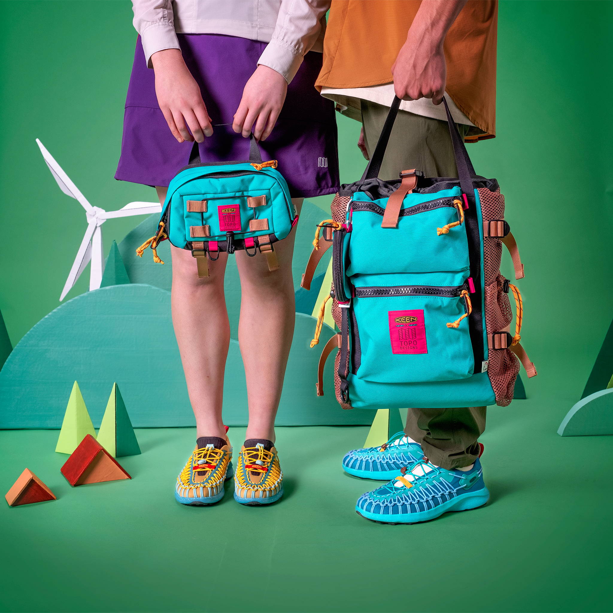 TOPO DESIGNS X KEEN RIVER BACKPACK TOTE